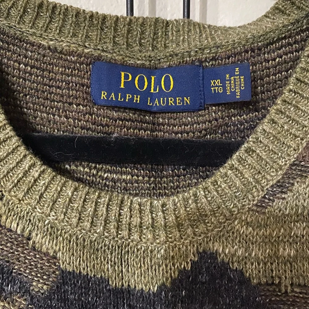 Polo by Ralph Lauren Men's Camouflage Crewneck Sweater - Picture 2 of 2